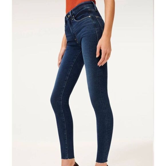 Good American GOOD LEGS SKINNY JEANS in Blue 866 sz 2/26 - Picture 1 of 5